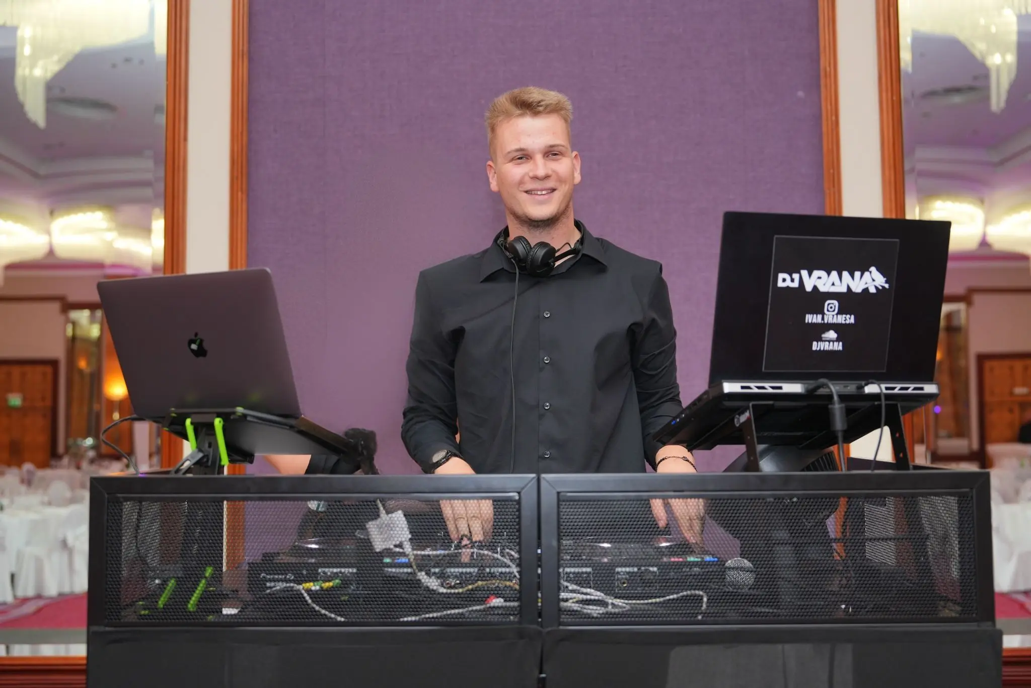 Ivan Vraneša - DJ Vrana na nastupu u Zagrebu